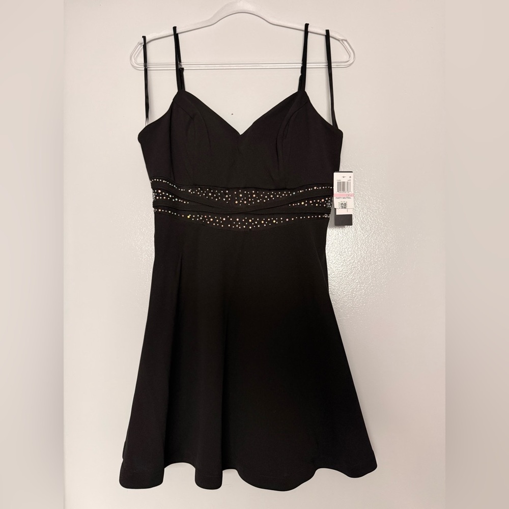 Macy's Black Dress with Silver Studs